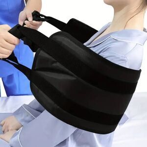 Padded Transfer Nursing Patient Black Sling -Q